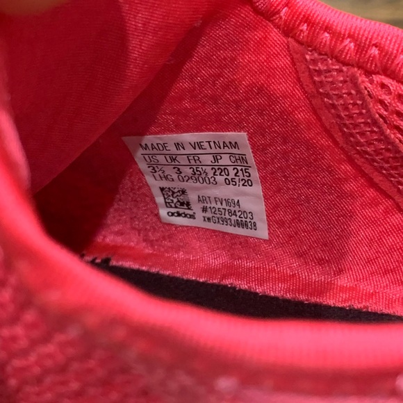 Good Condition Adidas NMD R1 Shoes Kids US Size 3.5 Pink & Black - Picture 15 of 16